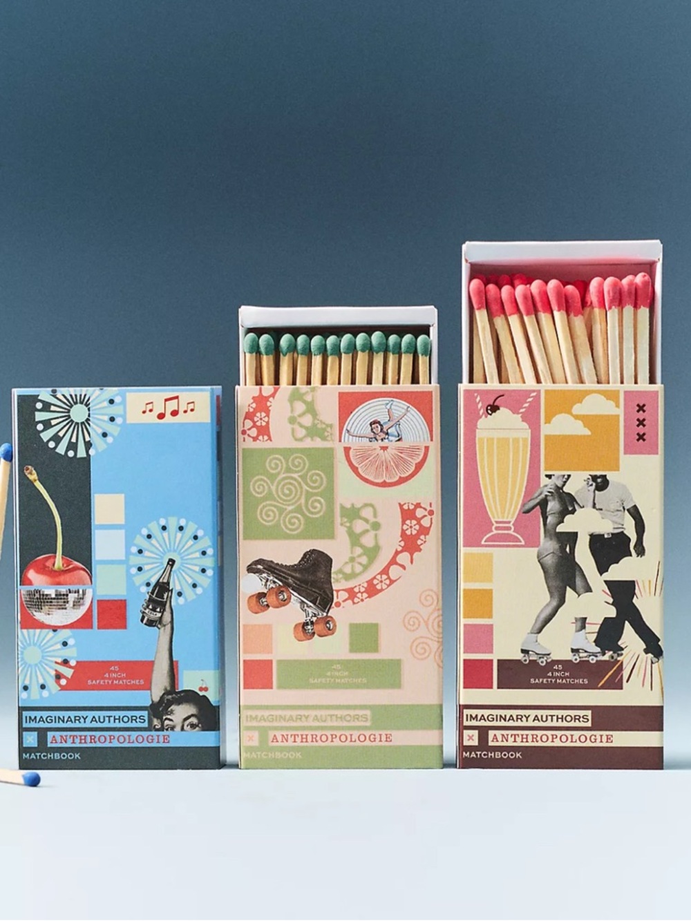 Anthropologie Imaginary Authors x Anthropologie Match Boxes, Set of 3